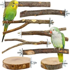 8 PCS Bird Perch Set for Cage ̵...