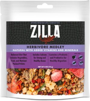 Zilla Pet Reptile Herbivore Food Me...