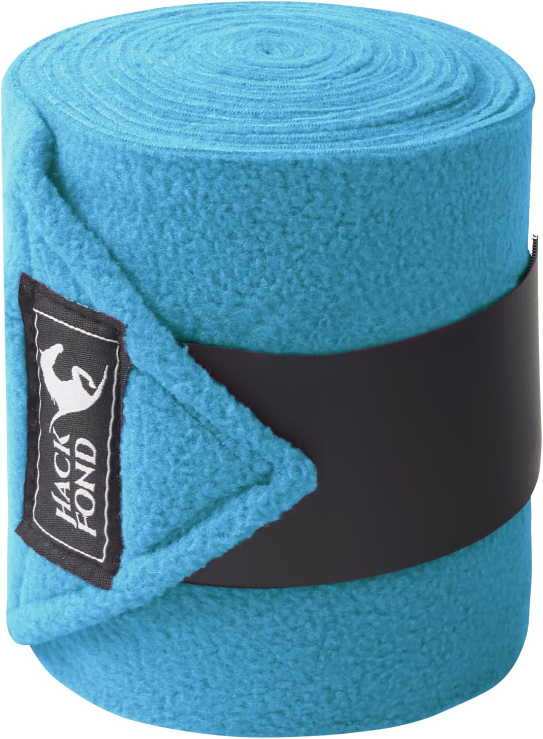 Fleece Horse Polo Leg Wraps Set of 4, 10' Horse Leg Bandages Stable Supplies Equestrian Boots Light Blue