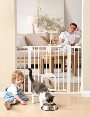 Babelio Upgraded Baby Gate with Adj...