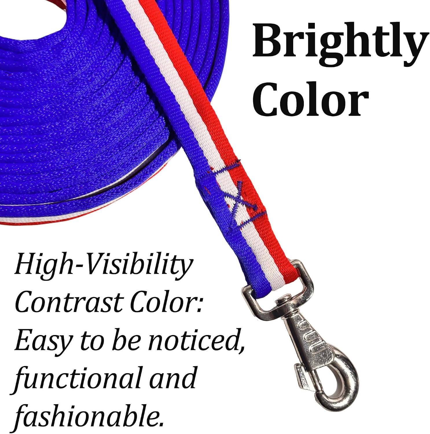 Horse Lunge Line, 26 ft / 8m, Flat Lunge Line with Heavy Duty Swivel Snap for Horses Daily Training | Durable Equestrian Lunge Rope for Lunging, Ground Work - Image 5