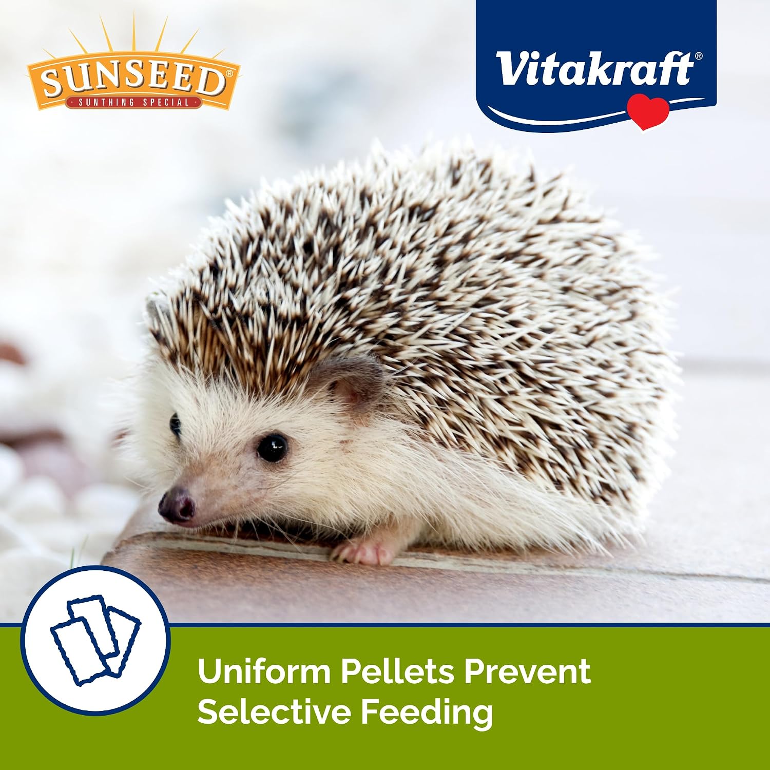 Sunseed Vita Prima Hedgehog Food - High-Protein Poultry, Seafood, and Mealworm Food Blend - Vitamin-Fortified for Happy and Healthy Hedgehogs - Image 4