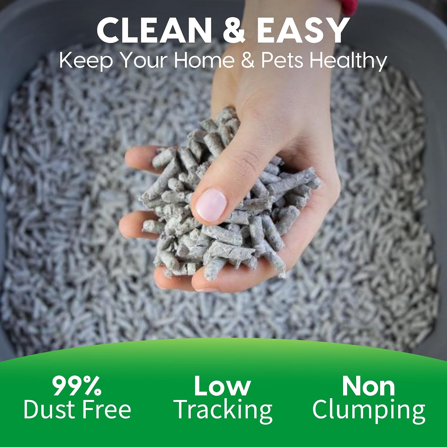 Fresh News Recycled Paper Original Pellet Cat Litter, 25 Pound, Non-Clumping, Unscented, Made in USA - Image 5