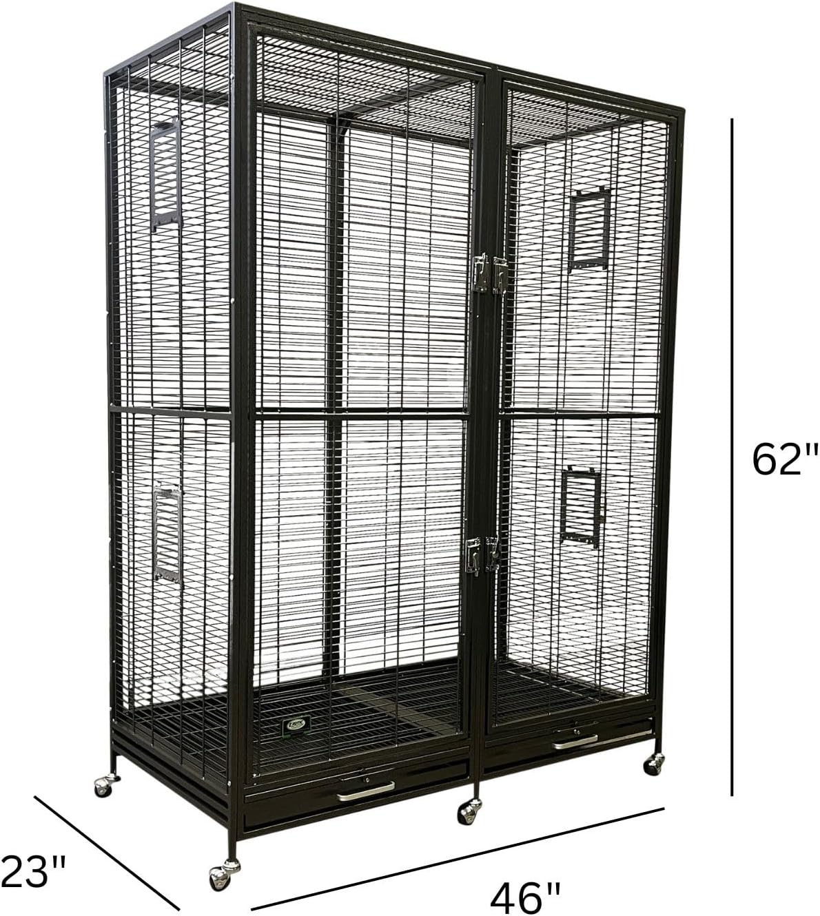 Exotic Nutrition Borneo Small Animal Cage - for Sugar Gliders, Squirrels, Marmosets & Other Small Pets (Cage) - Image 4