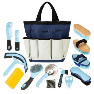 Horse Grooming Kit, 14-in-1 Profess...