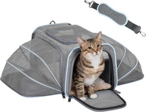 Petsfit Expandable Small Cat Carrie...