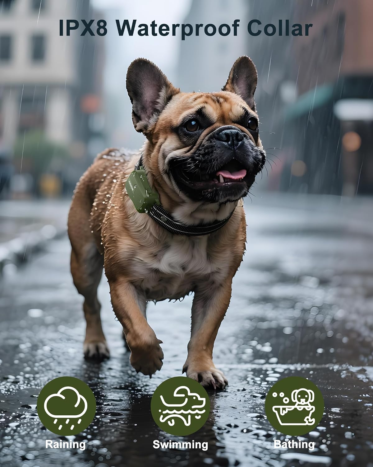 Dog Shock Collar - 4500FT Dog Training Collar with Remote, IPX8 Waterproof Electric Dog Collar with 4 Training Modes, Security Lock, Rechargeable eCollar for 10-120lbs Small Medium Large Dogs - Image 4