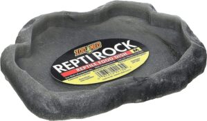 Zoo Med Reptile Rock Food Dish, Med...