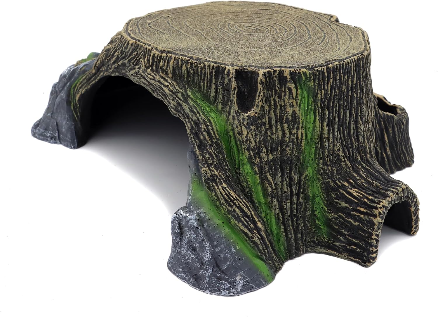 Extra Large Resin Reptile Hideouts Cave Habitat Decor for Reptiles, Amphibians, Fish Tanks and Gecko, Leopard - Image 6