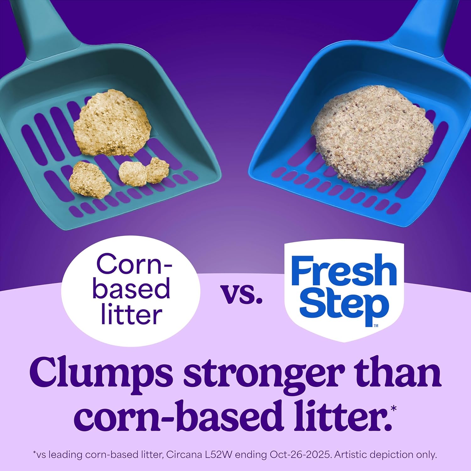 Fresh Step Advanced Simply Unscented Multi Cat Clumping Litter, Formulated With No Added Dyes or Fragrances, Ammonia Block Technology, Low Dust, 18.5 lb. Box, Pack of 2 - Image 5