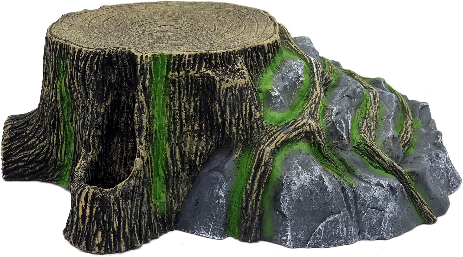 Extra Large Resin Reptile Hideouts Cave Habitat Decor for Reptiles, Amphibians, Fish Tanks and Gecko, Leopard - Image 7