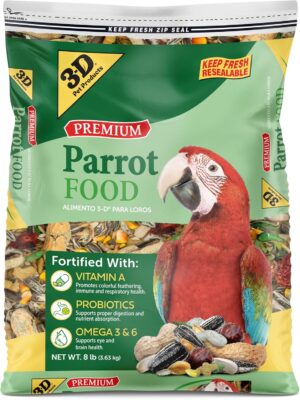 3-D Pet Products Premium Parrot Foo...