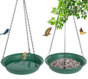 VUWEZ Hanging Bird Feeder & Ba...