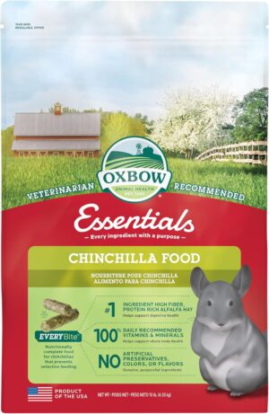 Oxbow Essentials Chinchilla Food, M...