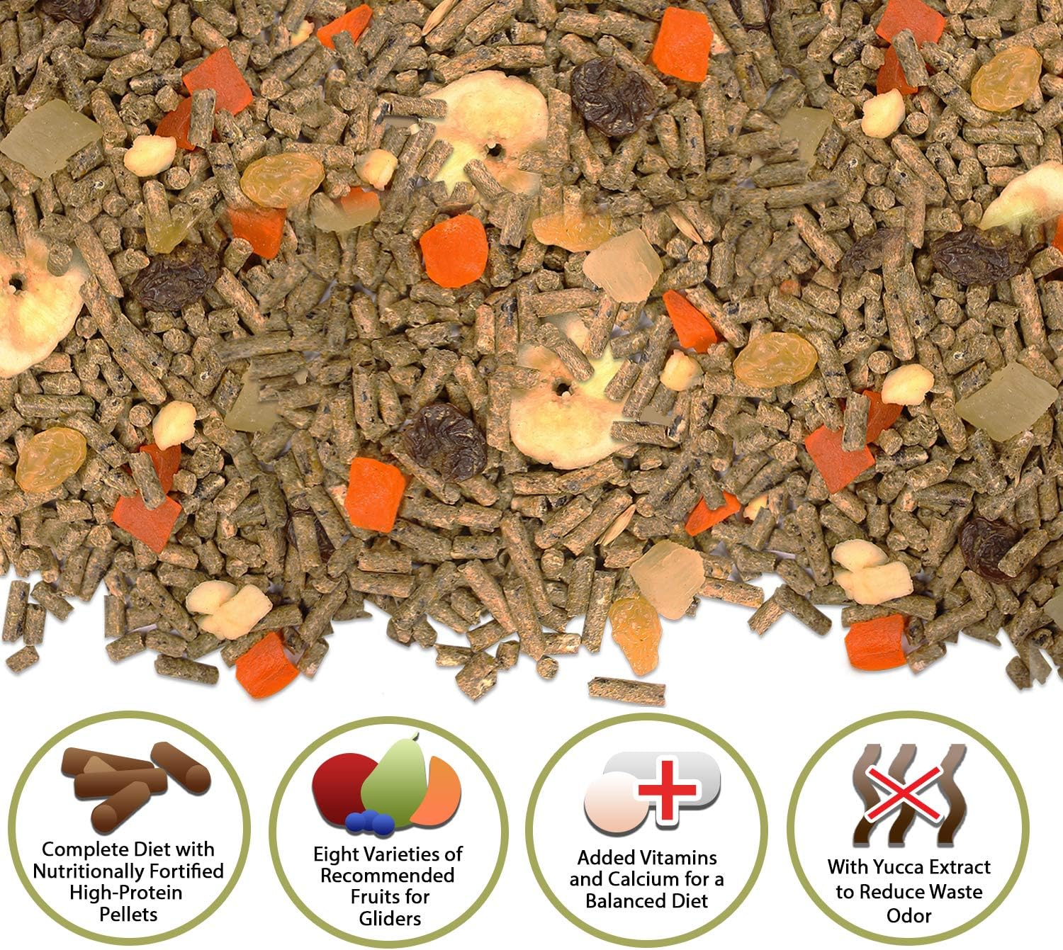 Glider Complete - Healthy High Protein Nutritionally Complete Staple Diet Sugar Glider Food (2 lb) - Image 3