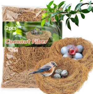 Sukh 2PCS Coconut Fiber for Bird Ne...