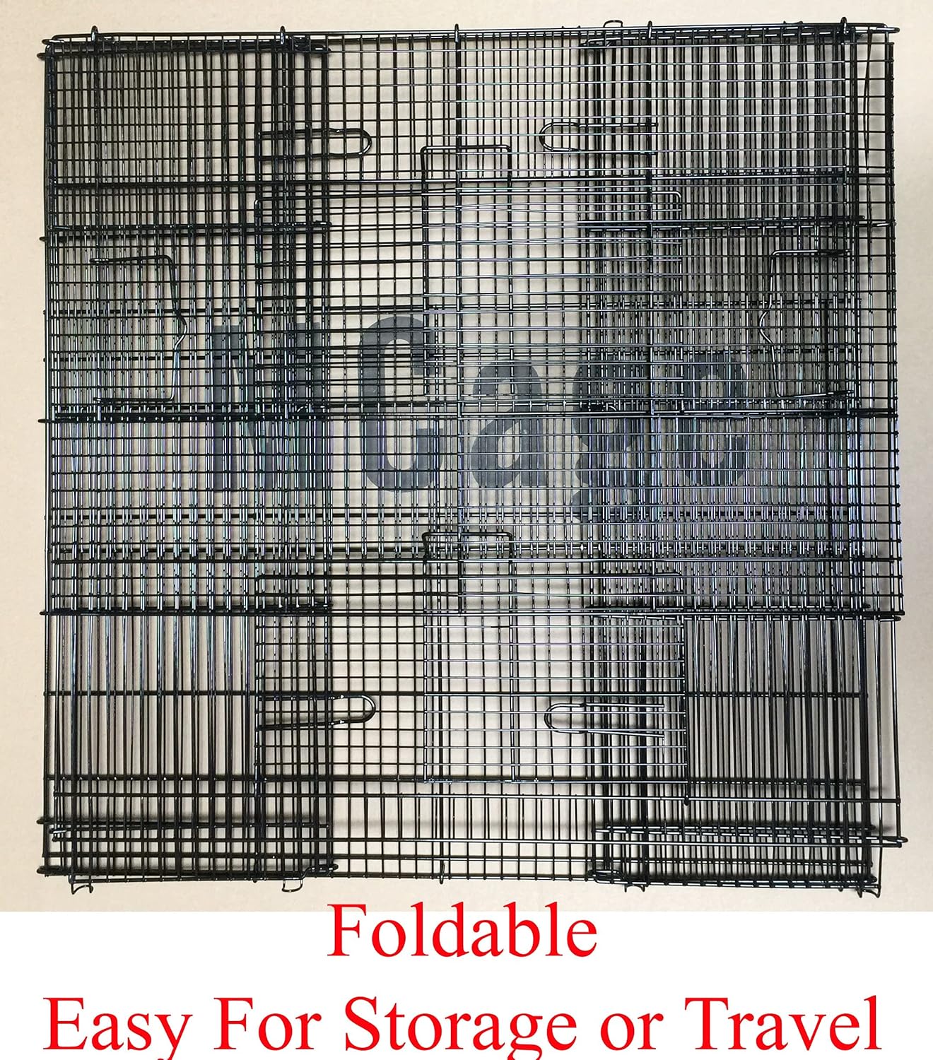 3-Levels Easy Foldable Chew-Proof Tight 3/8-Inch Bar Spacing for Guinea Pigs Gerbils Hamsters Rats Mice Ferret Chinchilla Sugar Glider Animal Critter Carrier Travel Cage Easy Clean Pull Out Tray - Image 6
