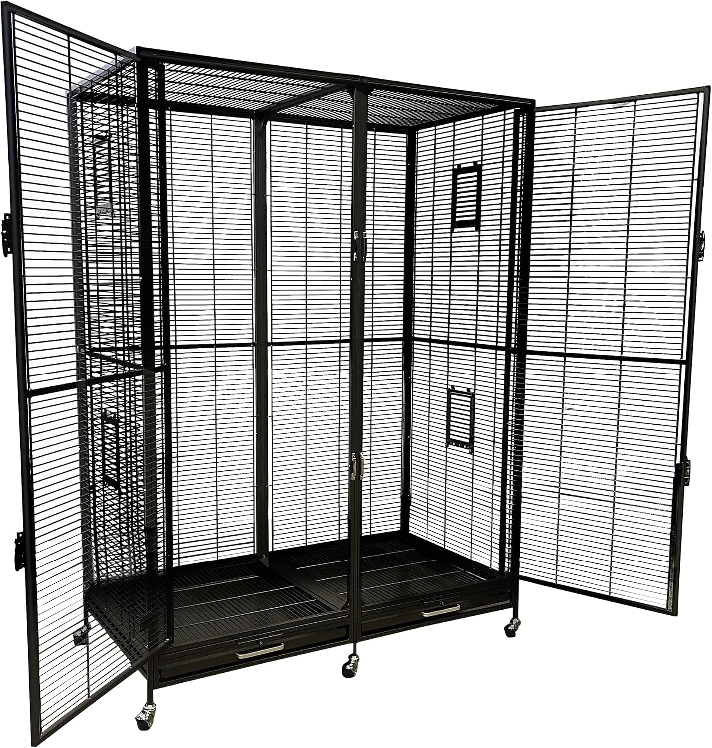 Exotic Nutrition Borneo Small Animal Cage - for Sugar Gliders, Squirrels, Marmosets & Other Small Pets (Cage) - Image 2