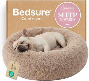 Bedsure Calming Dog Bed Medium Size...