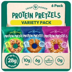 CRISP POWER Protein Pretzels, Varie...