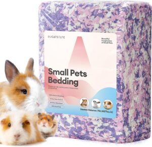 BUCATSTATE Hamster Bedding 70L, 99%...