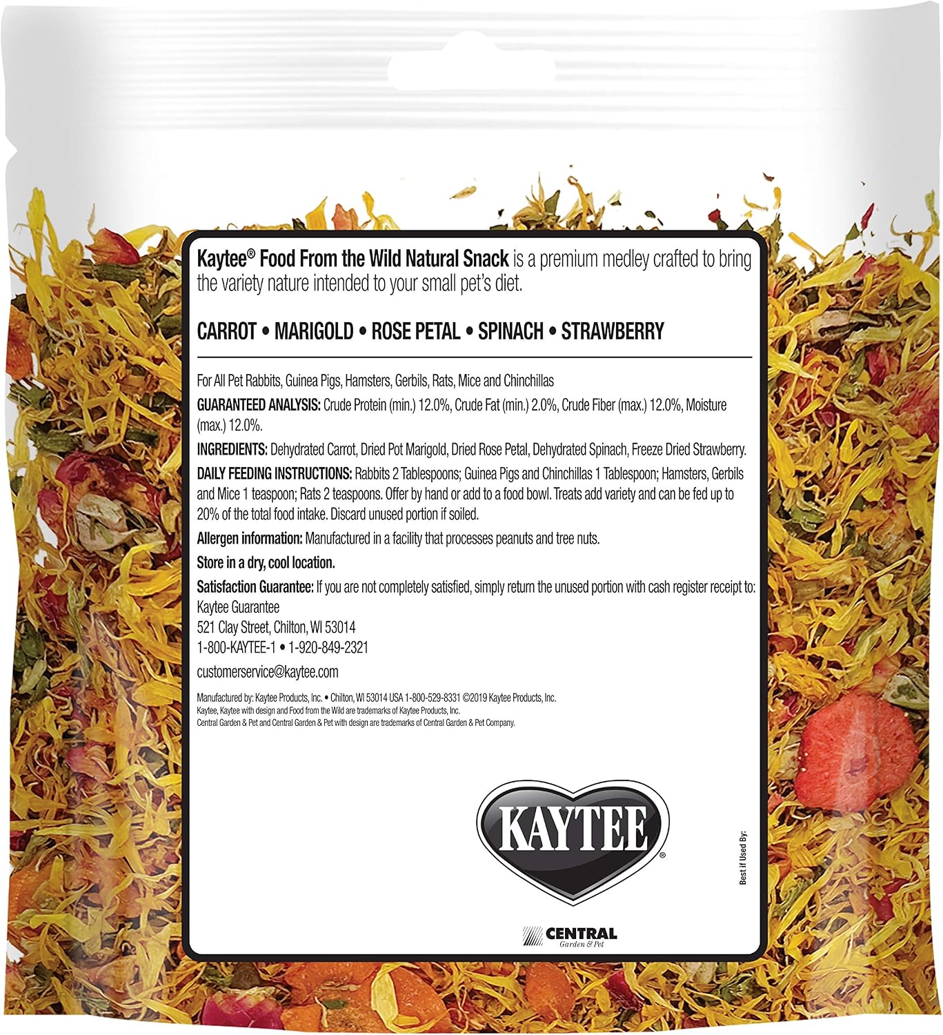 Kaytee Food from The Wild Natural Snack for Pet Rabbits, Guinea Pigs And Other Small Animals, 1 Ounce - Image 6
