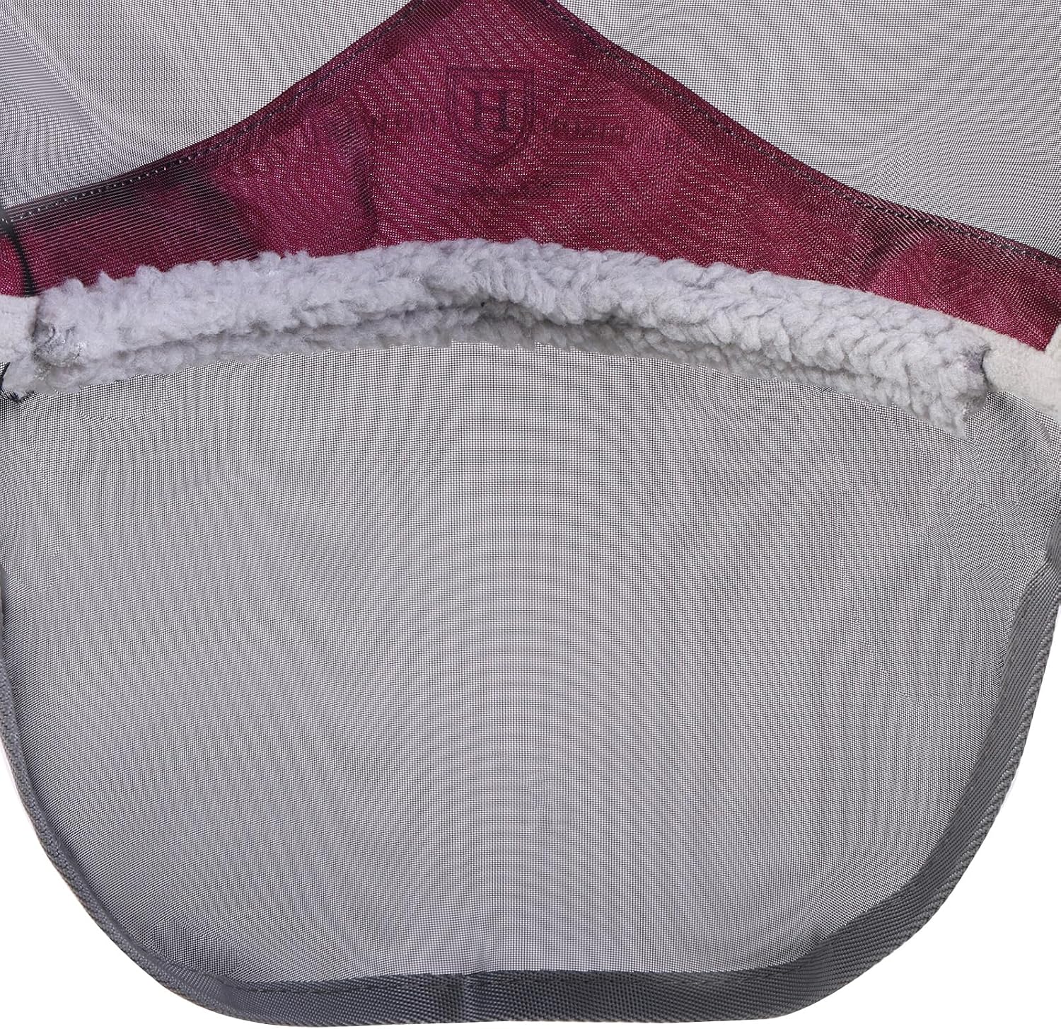 Harrison Howard CareMaster Pro Luminous Horse Fly Mask Large Eye Space Long Nose with Ears UV Protection for Horse Flamingo (M; Cob) - Image 4