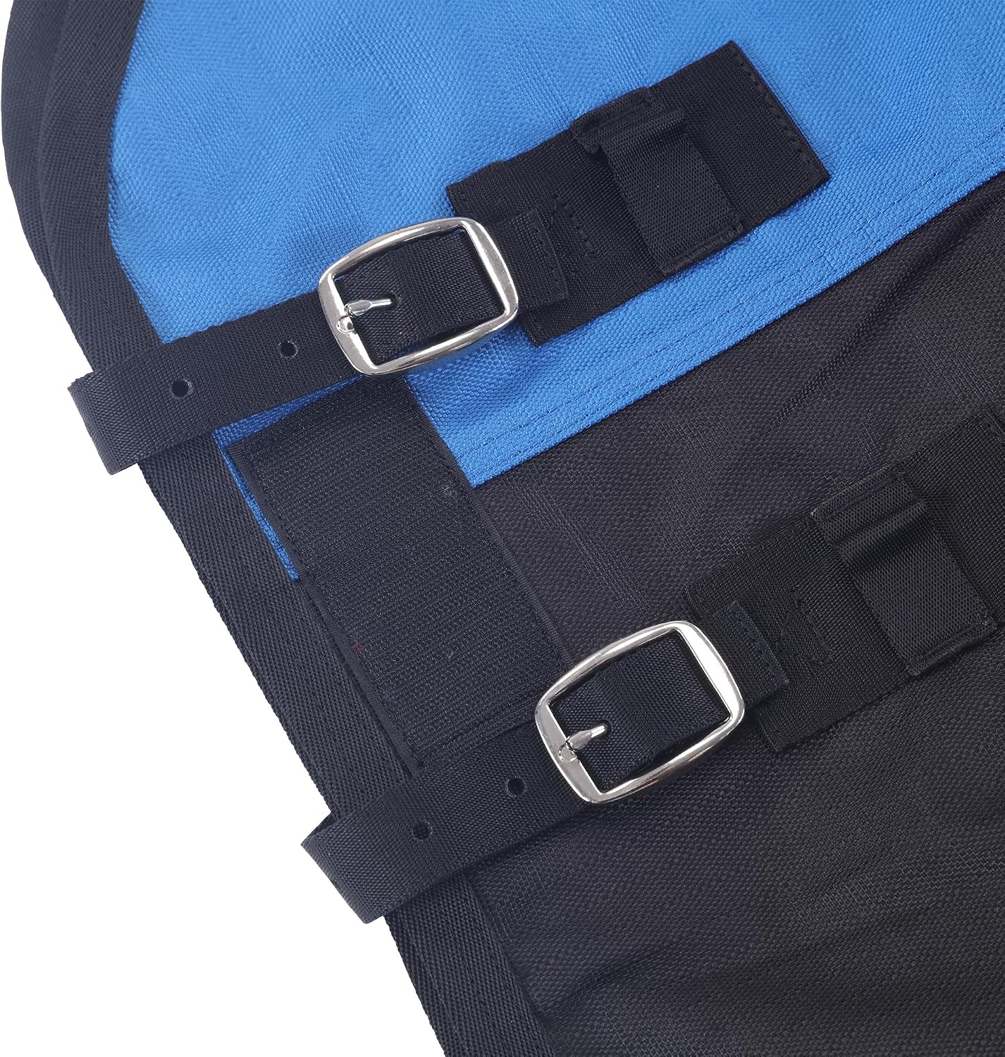 LEAFOREST 1200D Horse Blanket Turnout Rain Sheet Waterproof Breathable Wind Proof Medium Weight Blankets (No Fill) Mid Sheet in The Barn, Stable, Stall, Pasture, Paddock Blueblack 84 inches - Image 2