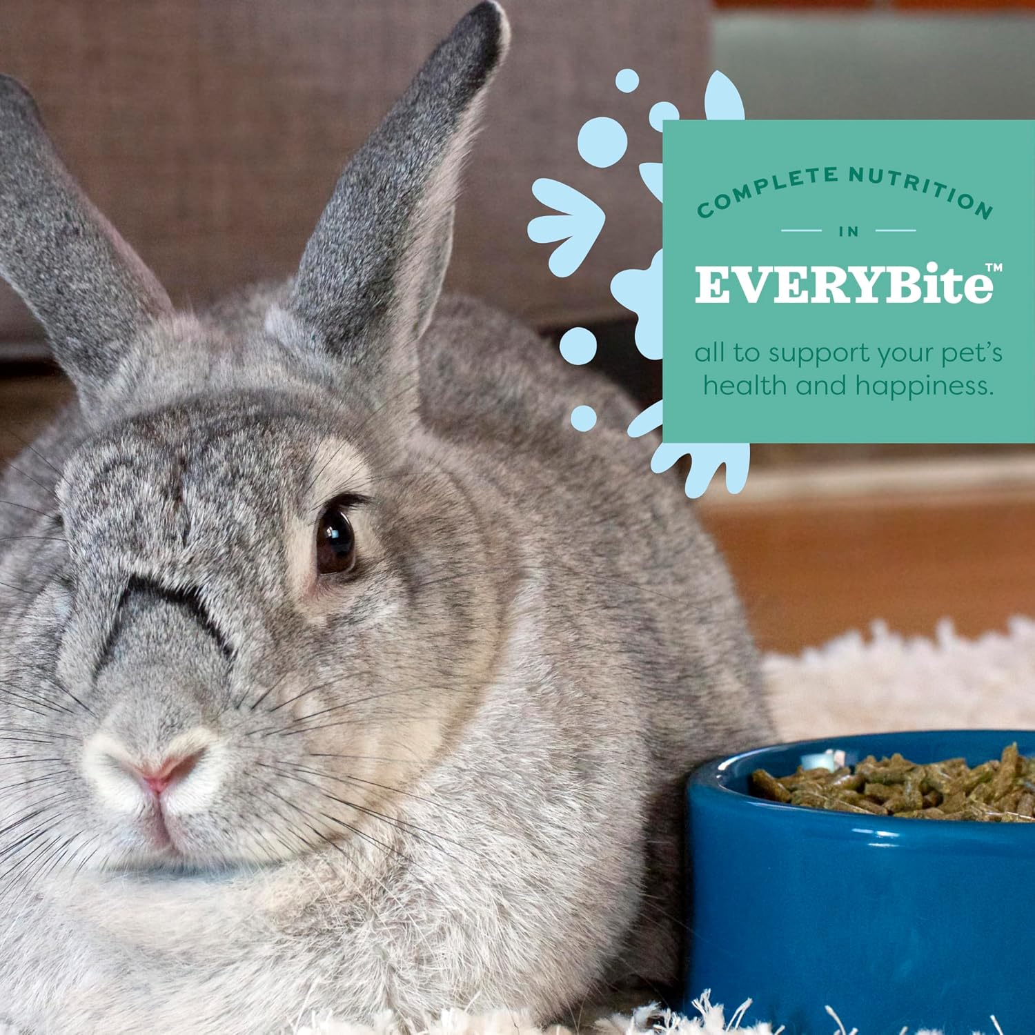 Oxbow Essentials Rabbit Food, Young Rabbit, Made with Oxbow Alfalfa Hay, Pet Food Pellets with Vitamins & Minerals, Small Animal Pet Products, Bunny Supplies, Made in USA, High Fiber, 5 lb. bag - Image 4