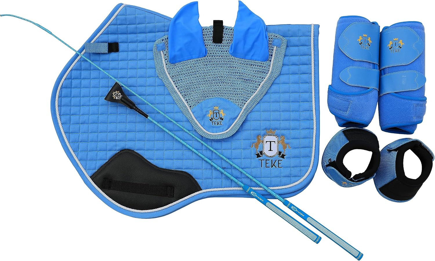 T TEKE Close Contact Saddle Pads,100% Cotton English Saddle Pads for Horses with Moisture-Wicking and Breathable Lining - Image 9