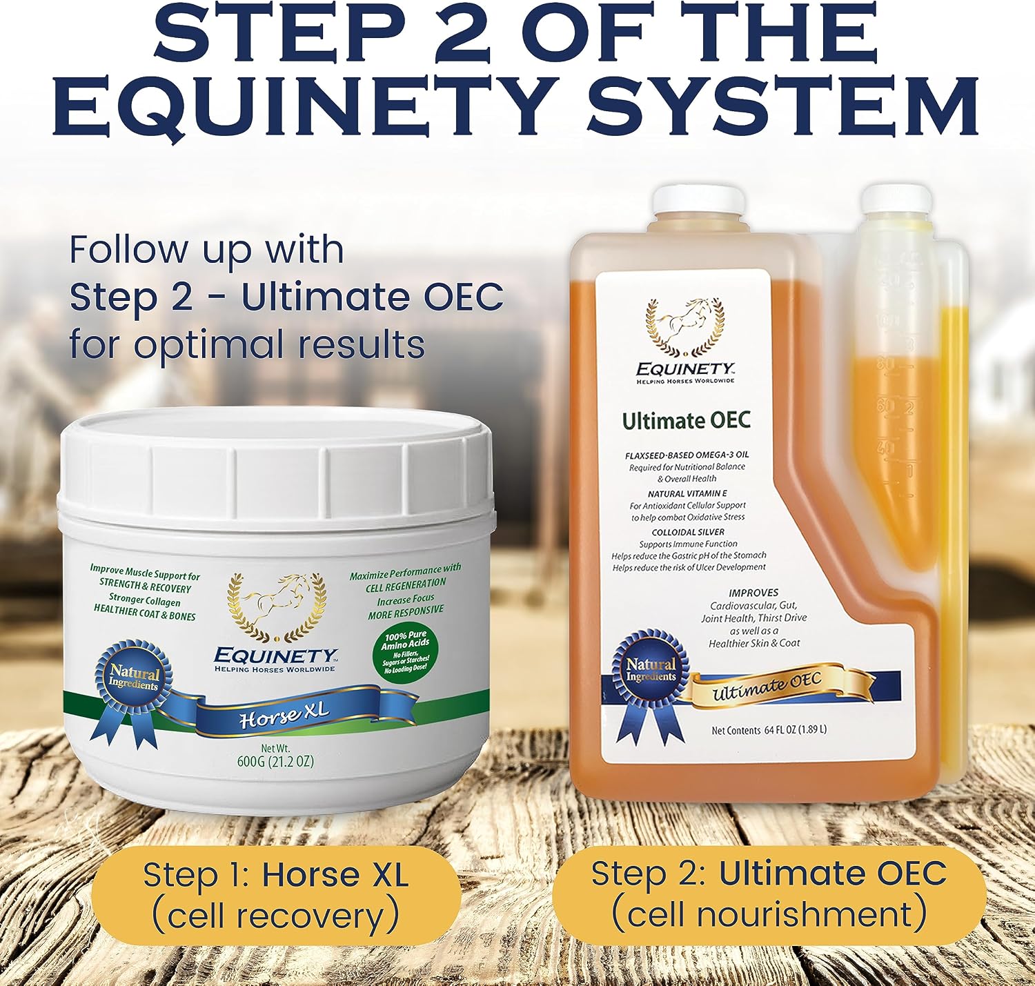 Ultimate OEC Horse Supplement – Omega 3 Horse Oil, Vitamin E for Horses & Flaxseed Oil for Horses, Equine Omega Complete Blend for Coat Defense – Hoof Health, Joint Support & Performance Recovery - Image 8