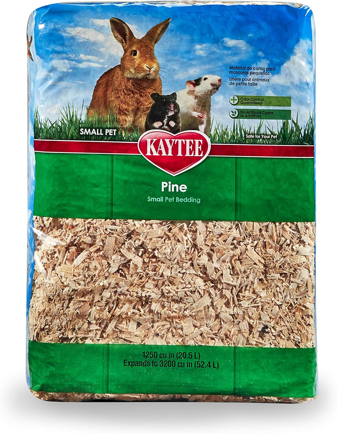 Kaytee Small Animal Pine Bedding For Pet Guinea Pigs, Rabbits, Hamsters, Gerbils, and Chinchillas, 52.4 Liter - Image 4