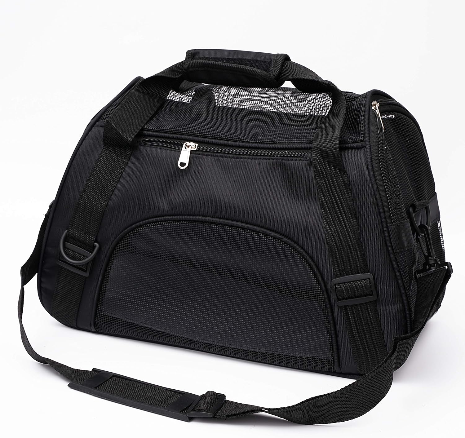 MuchL Pet Carrier Soft-Sided Carriers for Cat Carriers Dog Carrier for Small Medium Cats Dogs Puppies Pet Carrier Airline Approved Cat Dog Pet Travel Carrier (Small, Black) - Image 4