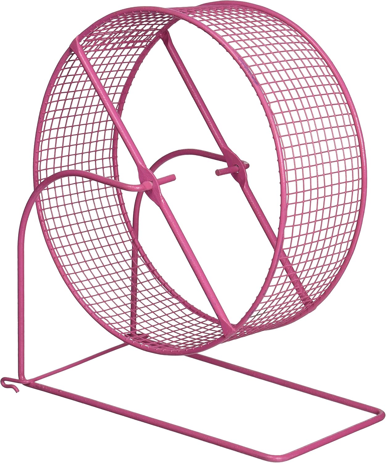 Prevue Pet Products Wire Mesh Hamster Wheel - Exercise Wheel for Pet Hamster, Gerbil, and Mouse, Silent Spinning, Accessories for Small Animals, 8 Inch - Colors Vary