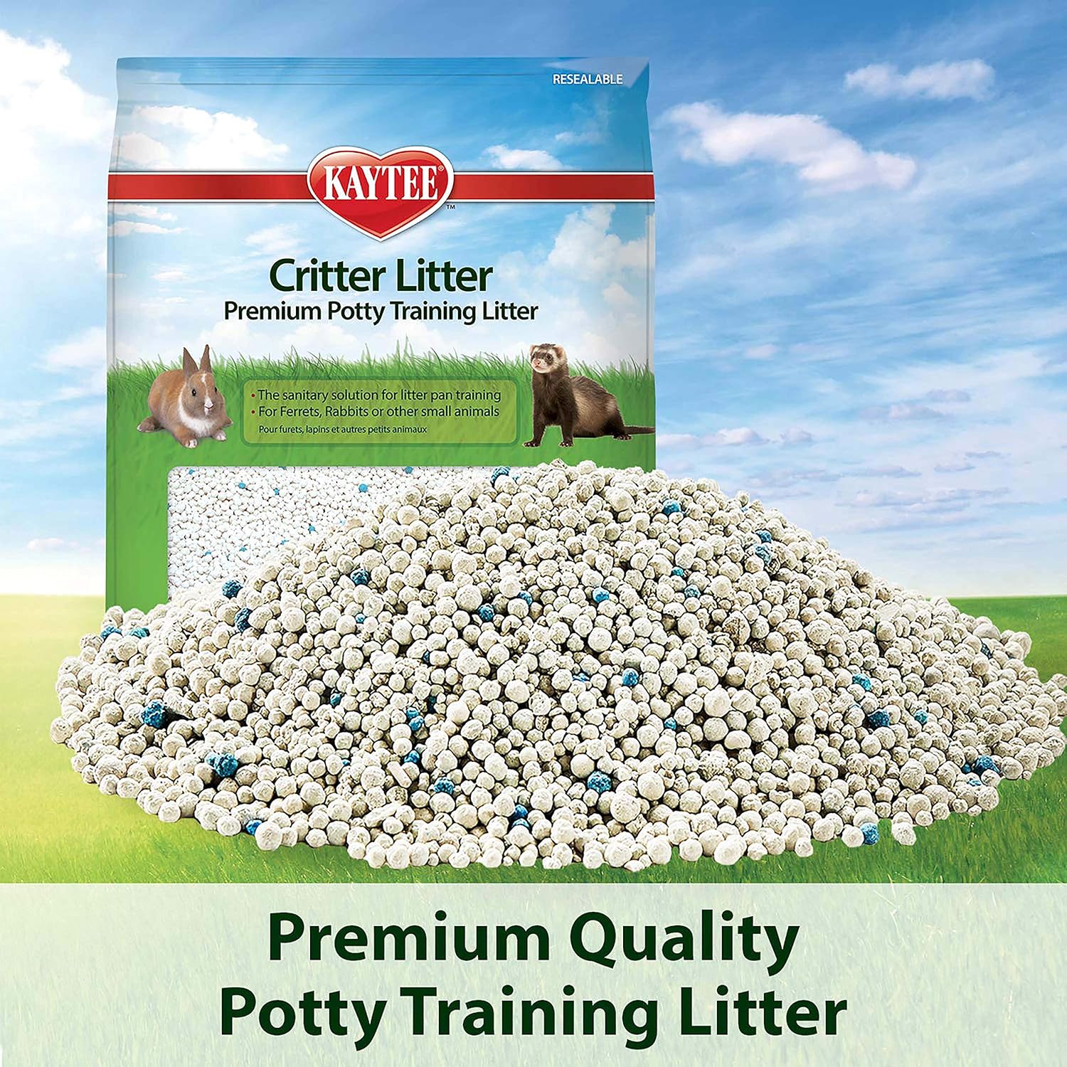 Kaytee Premium Potty Training Critter Litter for Pet Ferrets, Rabbits & Other Small Animals, 8 lb - Image 7