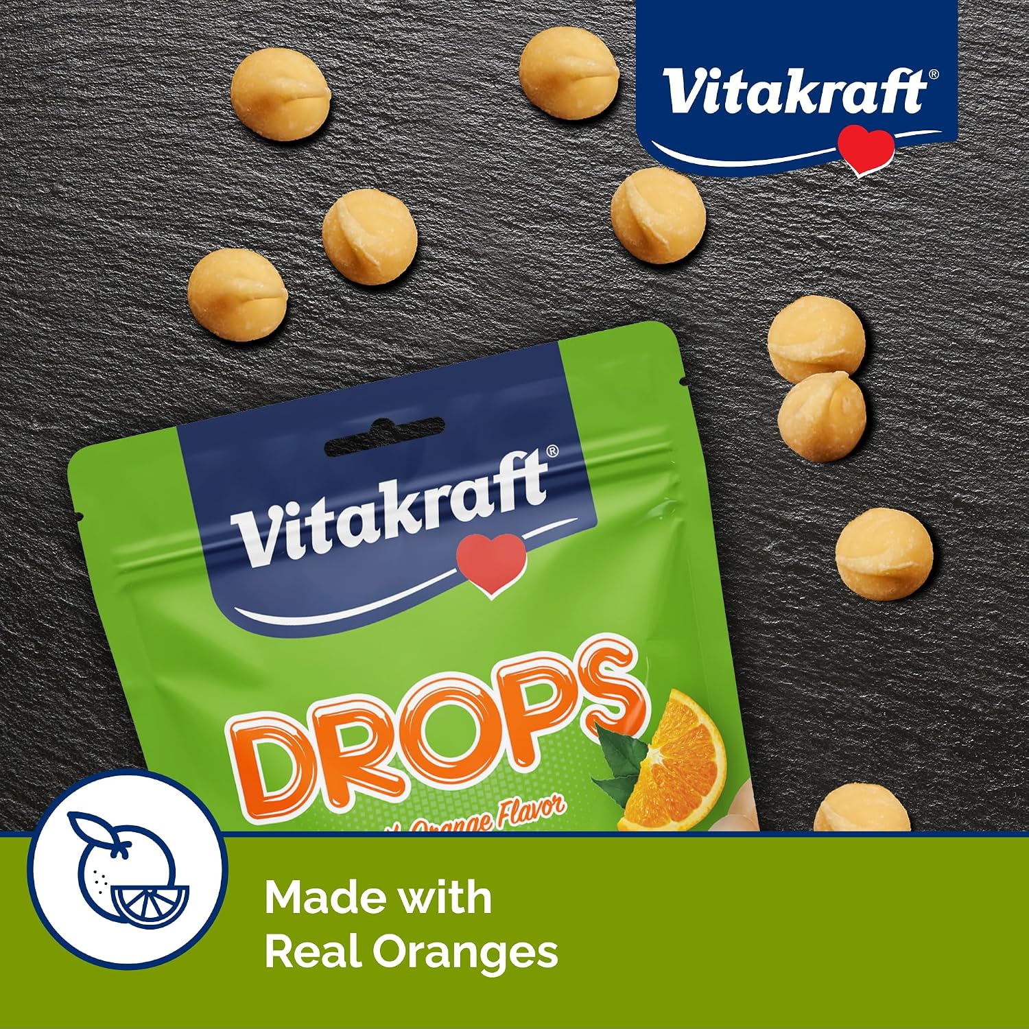 Vitakraft Drops with Orange Flavor Guinea Pig Treats 5.3 oz Bag Delicious Yogurt Enriched Snacks with Vitamin C Essential Nutrients and Wholesome Nourishment for Small Pets - Image 4