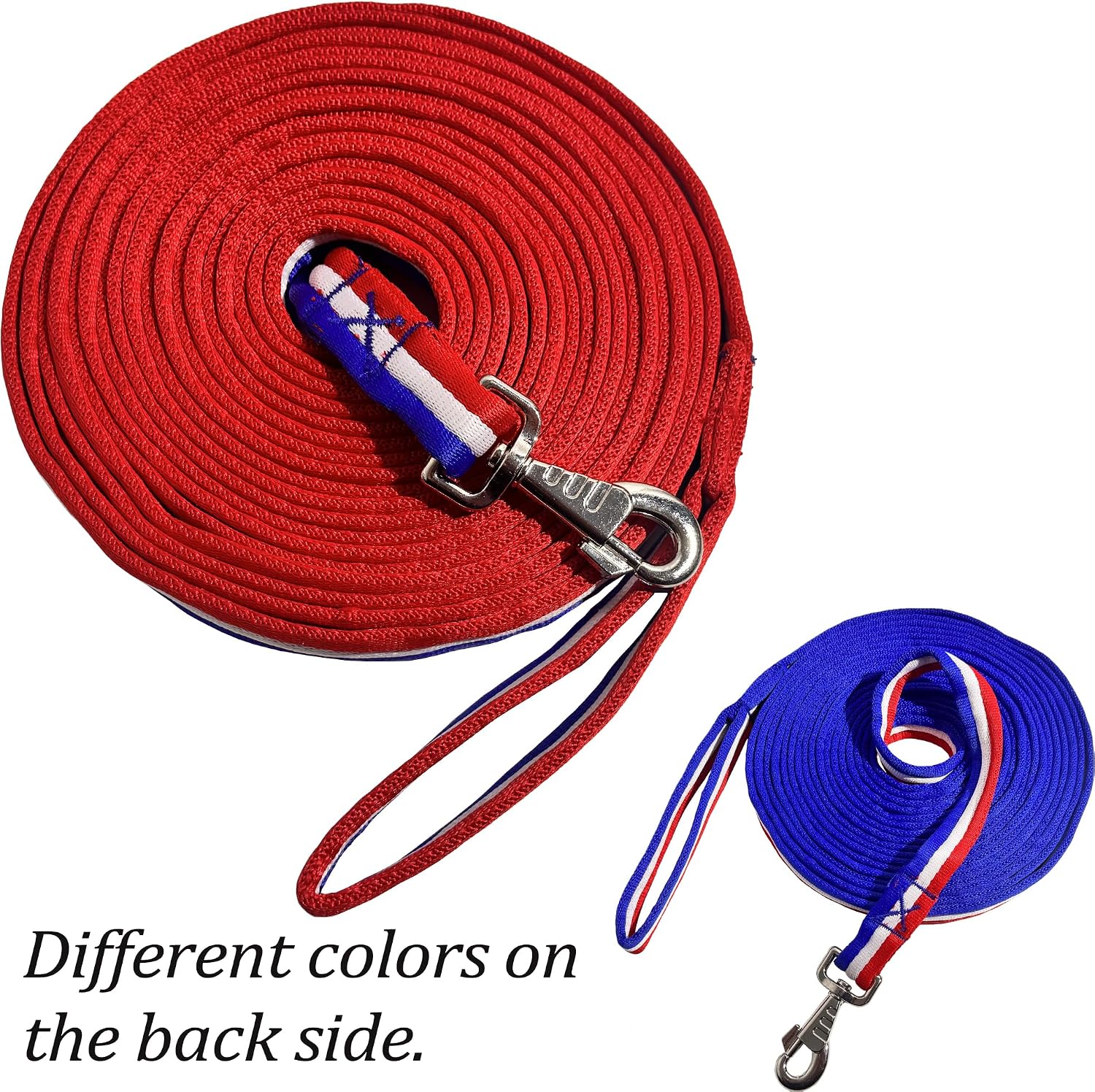 Horse Lunge Line, 26 ft / 8m, Flat Lunge Line with Heavy Duty Swivel Snap for Horses Daily Training | Durable Equestrian Lunge Rope for Lunging, Ground Work - Image 6
