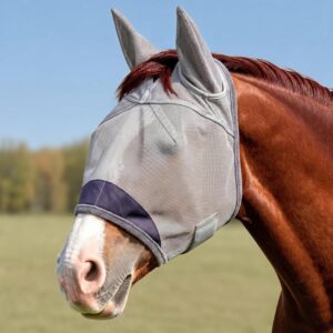 Horse Fly Mask with Ears – UV...