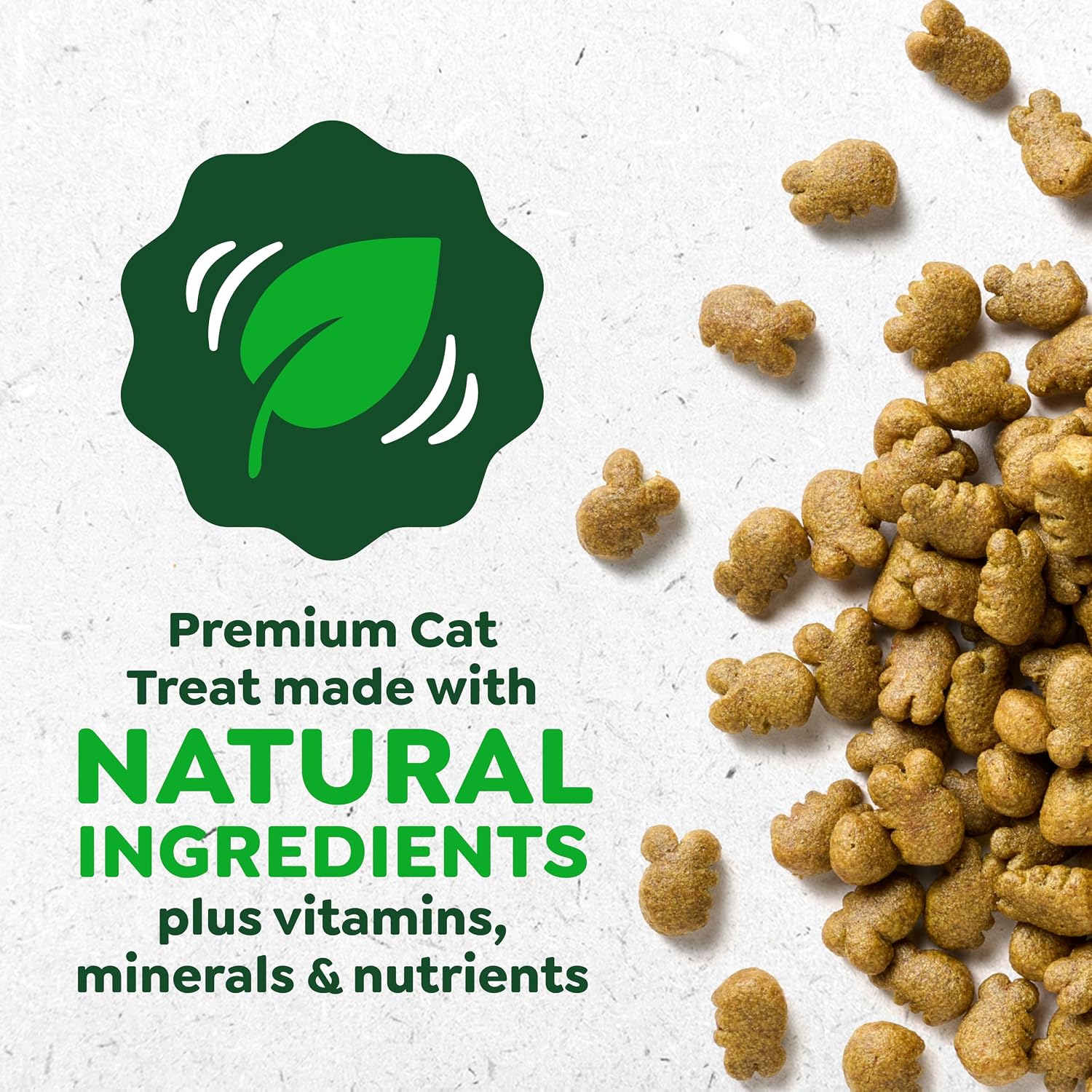 Greenies Cat Treats, Feline Veterinarian-Recommended Adult Natural Dental Cat Treats, Oven Roasted Chicken Flavor, 9.75 oz. Tub - Image 5
