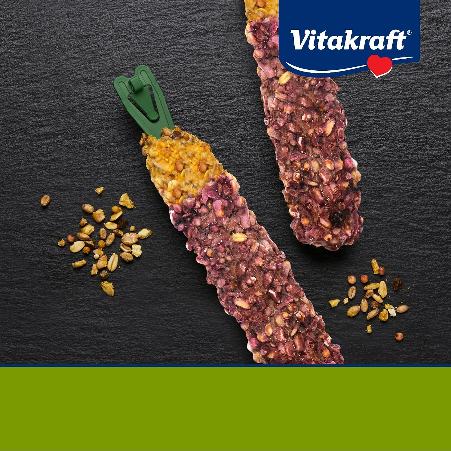 Vitakraft Crunch Sticks Guinea Pig Treats – 2 Sticks Per Pack - Wild Berry Glaze Flavor Triple Baked with Natural Wood Chew Center - Added Vitamins, Minerals with Cage Clip Holder - Image 3