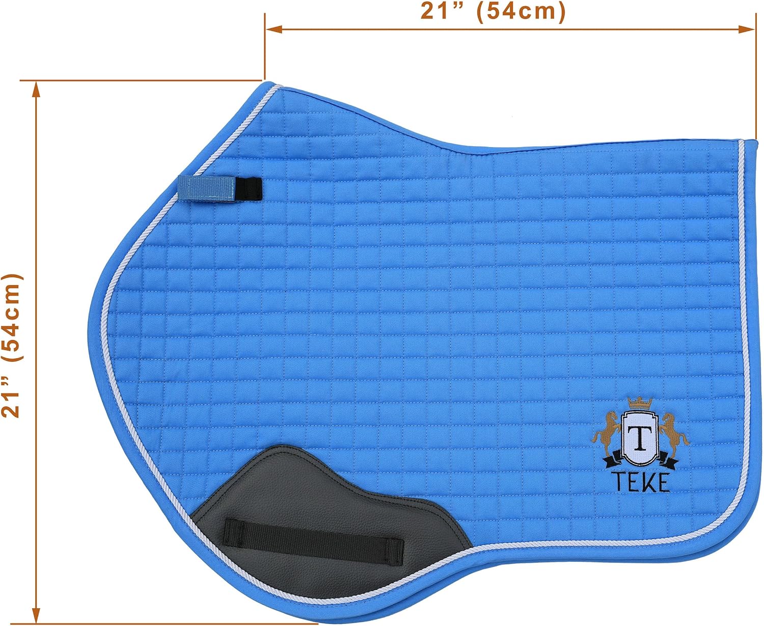 T TEKE Close Contact Saddle Pads,100% Cotton English Saddle Pads for Horses with Moisture-Wicking and Breathable Lining - Image 8