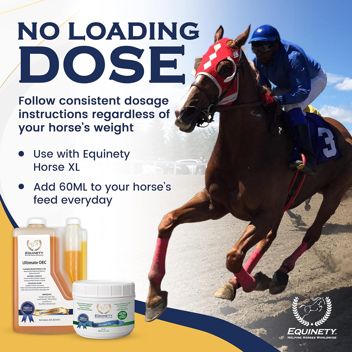 Ultimate OEC Horse Supplement – Omega 3 Horse Oil, Vitamin E for Horses & Flaxseed Oil for Horses, Equine Omega Complete Blend for Coat Defense – Hoof Health, Joint Support & Performance Recovery - Image 5
