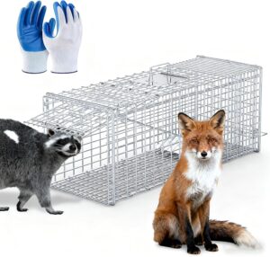 Large Live Animal Trap Cage Humane ...