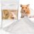 Sukh 31OZ Hamster Sand Bath – White Fine Silica Sand, Hamster Soft Cleaning | Sand Bath for Hamster, Guinea Pig, Rabbit, Chinchilla, Gerbil, Syrian Mice, Squirrel, Small Pet Cage Bedding Accessories