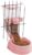 Oncpcare 1L Hanging Small Animal Feeder with Lid Rabbit Feed Box, Automatic Guinea Pig Food Feeder, Great for Rabbits, Ferrets, Cats, Birds and Other Small Animals
