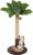 35″ Sisal Rope Cat Scratching Post, Palm Leaf Cat Tree with Hanging Ball & Mouse Toy for Kittens & Adult Indoor Cats