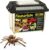 Exo Terra Faunarium Small PT2255 – Plastic Reptile Terrarium and Transport Container for Lizards, Spiders & Amphibians