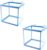 AQUANEAT Fish Tank Breeder 2 pcs Small Mesh Net Fry Saver Aquarium Spawn Hatchery Isolation with Suction Cups