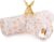 HERCOCCI Rabbit Toys, Bunny Tunnels & Tubes, Collapsible 3 Way Rabbit Hideout Tunnel with Chew Toys for Bunny Guinea Pig Ferret Kitten