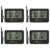 4PCS Mini Digital Hygrometer and Thermometer Reptile Thermometer with Extend Probe (Only Temperature) Indoor Temp and Humidity Meter with Magnet